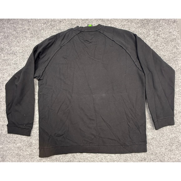 Vintage Marithe Francois Girbaud Black Euro Raw Raglan Crewneck T shirt 3XL - Picture 3 of 10